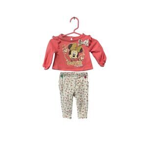 Minnie Mouse LS Outfit - Disney Baby - 0-3mo